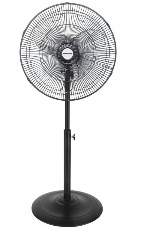 Mellerware 40cm Black Pedestal Steel Fan