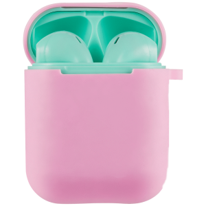 Bounce Buds Series True Wireless Earphones with Silicone Accessories - Green/Pink